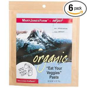 MaryJanesFarm Eat Your Veggies Pasta, 4.1 Ounce Bags (Pack of 6)