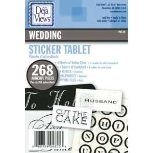  (Price/PK)Déja Views POS 20 Sticker Tablet Wedding: Arts 