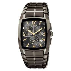   Drive Mens Black Stainless Steel Chronograph Watch  Overstock