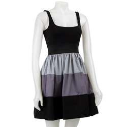 Necessary Objects Juniors Colorblock Babydoll Dress  Overstock