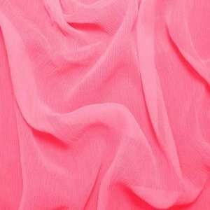  Silk Crinkle Chiffon 223 Bright Pink