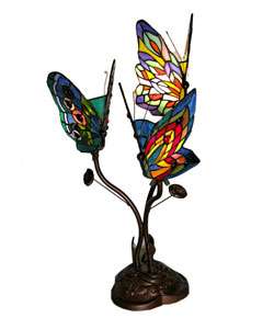 Tiffany style 3 way Butterfly Lamp  