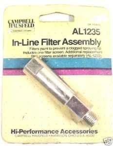 NEW! CAMPBELL HAUSFELD INLINE AIR HOSE FILTER ASSEMBLY  