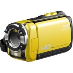 DXG DXG 5B1V Digital Camcorder   3 LCD   CMOS   Yellow   