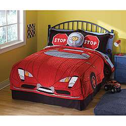 My Red Car Quilt Set  