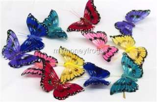 12x Set Lot Flower Arrangement Feather Butterfly Fridge Magnets 