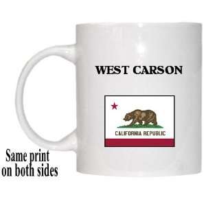    US State Flag   WEST CARSON, California (CA) Mug 