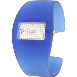 Cool Kids Crystal Dial Blue Bangle Watch  