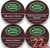 22 K Cups Green Mountain Coffee REGULAR VARIETY SAMPLER  