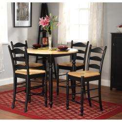 Round Counter Height 5 piece Dining Set  