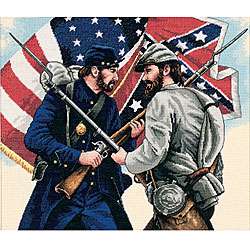 Gettysburg Counted Cross Stitch Kit  Overstock