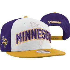 Minnesota Vikings 2 Tone New Era 9FIFTY 2012 Draft Snapback Hat 