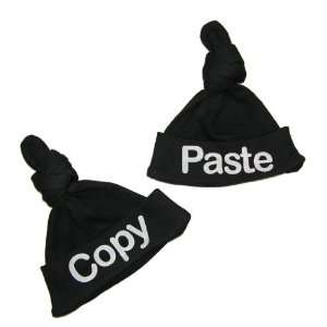   Baby Knotted Hat Cap Set  TWINS Copy/Paste 2 Pack (0 9 Months) Baby