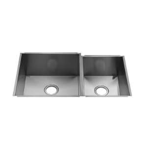   17.25 16 Gauge Stainless Steel Double Bowl Kitchen Sink: Toys & Games