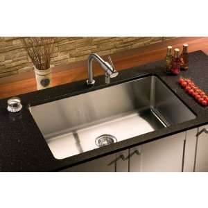   Undermount Stainless Steel Single Bowl Kitchen Sink: Toys & Games
