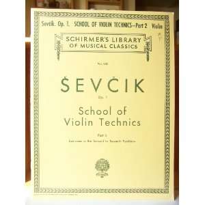  School of Violin Technics, Op. 1, Part 2 Exercises in the 