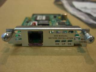 Cisco 1PORT WAN Plug in module DSL Modem WIC 1ADSL  