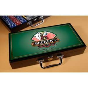    Personalized Poker Set   No Limit Hold Em: Sports & Outdoors