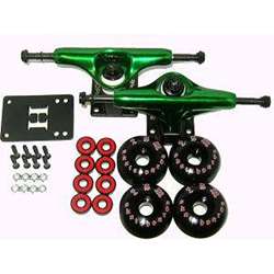 Core Green Skateboard Truck and Wheel Package  Overstock