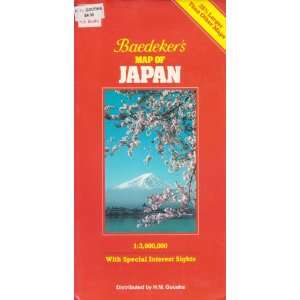  Baedeker Map of Japan (9780130571007) Books