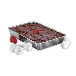    9 X 13 Stainless Steel Cake Pan with Cover: Home & Kitchen