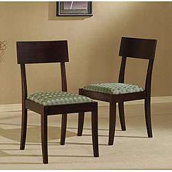 Parker Teal Spots Dining Chair (Set of 2)  