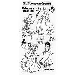 Disneys Princesses Clear Stamps  