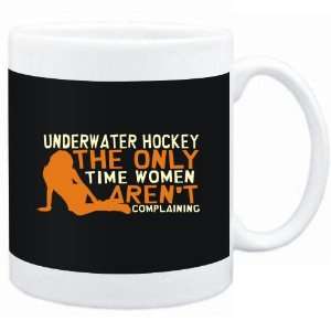  Mug Black  Underwater Hockey  THE ONLY TIME WOMEN ARENÂ 