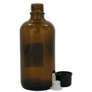   Essential Oil Supplies Empty Brown Glass Bottle with Dropper 100 ml