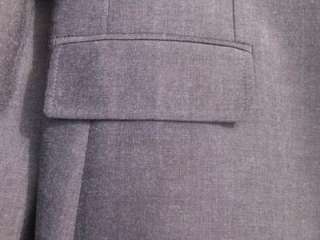   ARTHUR S. LEVINE light charcoal gray 1 button pant suit size 16 petite