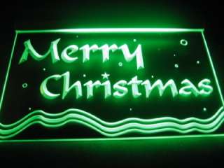 Merry Christmas Logo Beer Bar Pub Store Neon Light Sign Neon B551 