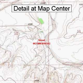   Topographic Quadrangle Map   Stead, New Mexico (Folded/Waterproof