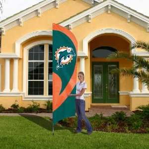  NFL Miami Dolphins Tall Team Flags: Sports & Outdoors