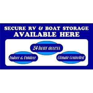  3x6 Vinyl Banner   Rv & Boat Storage 