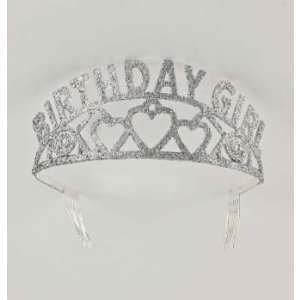  Birthday Girl Glitter Tiara Party Accessory Toys & Games