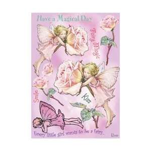 Flower Fairy Unmounted Stamp Set 5 3/4X8 Rose
