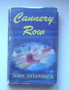 Cannery Row   Steinbeck HCDJ 1945 1st/1st Buff Cover  