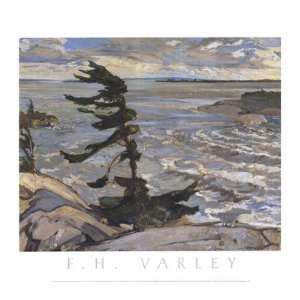 Stormy Weather, Georgian Bay by Fred Varley 23x20  Kitchen 