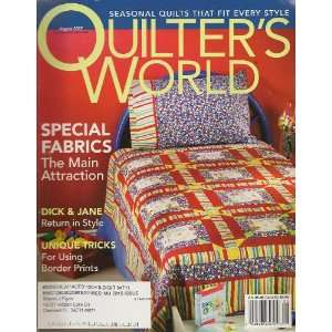Quilters World Magazine, August 2007 (Volume 29, Number 4): Sandra L 