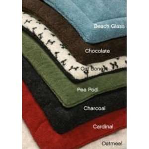  Nature Nap Dog Bed Fabric: Oatmeal Bone, Size: Mini (14 x 