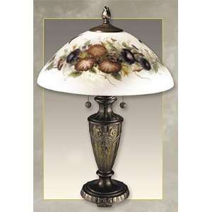  Springtime Setting Table Lamp with Flowers: Home 