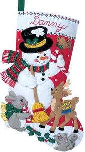   , Feltworks, Jaylyn or Other Felt Christmas Stocking Kits  
