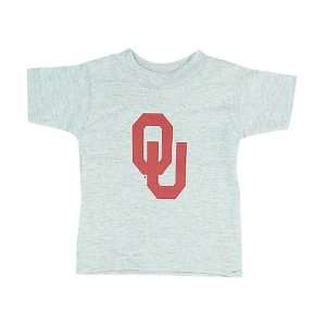  Oklahoma Sooners Infant grey Logo T shirt Sports 