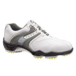 FootJoy DryJoys White/ Grey Golf Shoes  