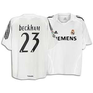  adidas Mens Real Madrid #23 Home Replica Jersey: Sports 