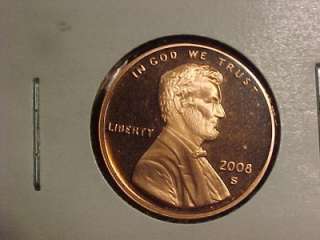 2008 S Penny Cent Lincoln PROOF  2008 S  