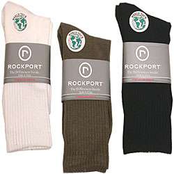 Rockport World Tour Crew Athletic Socks (6 Pair)  Overstock