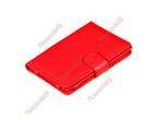 Red PU Leather Case Cover Pouch Protector for  Kindle Touch 