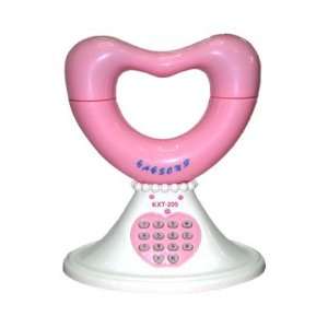  child lady heart lifestyle home novelty phone telephone 