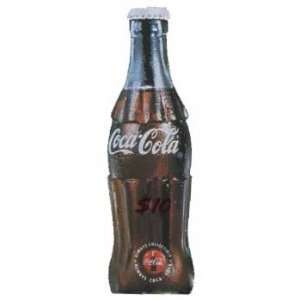 : Coca Cola Collectible Phone Card: Coca Cola 95 $10. Die Cut Bottle 
